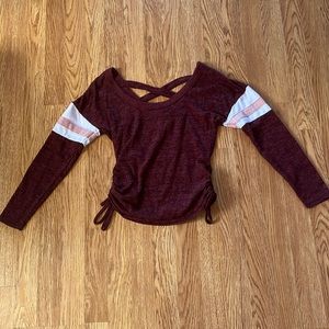 Cute Maroon Sweater/Shirt